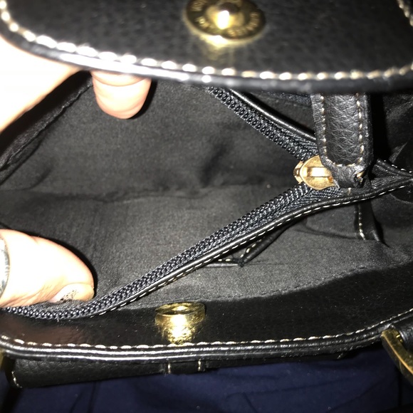 Etienne Aigner Shoulder Bag Tote-Black-Like New - Picture 7 of 8